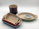 Lot of 5 Le Creuset Including Baking Dishes