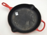 Le Creuset Cast Iron 12 In Red Skillet