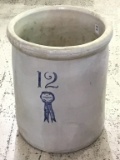 12 Gal Blue Ribbon Brand Buckeye Pottery Co.