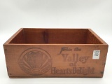 Wood Adv. Box-From the Valley of Hearts Delight-