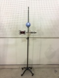 Lightening Globe Stand w/ Weather Vain Arrow