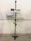 Lightening Globe Stand w/ Weather Vain Arrow