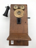 Antique Wall Hanging Telephone