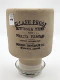 Splash Proof Stoneware Buttermilk Feeder