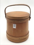 Primitive Sugar Bucket w/ Lid & Handle