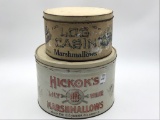 Lot of 2 Nice Marshmellow Tins Including