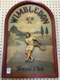 Wimbledon Tennis Club Wood Plaque