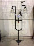 Custom Made Floor Lamp w/ Pipe