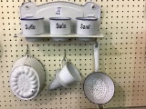 Group of Blue & White Porcelain Ware Including