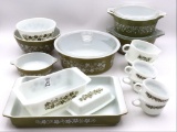 Lg. Set of Vintage Pyrex in Spring Blossom