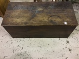 Primitive Wood Lift Top Blanket Box