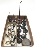 Group of 14 Various Size Oil Cans