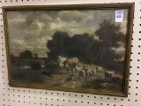 Framed Print of Cattle & Sheep