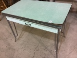 Green Formica Top One Drawer Kitchen