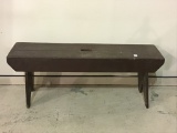 Brown Paint Wash Stand Bench