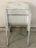 Painted Antique Butter Churn w/ Lid