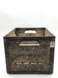 Old Milk Crate Marked JD Roszell Co.