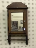 Wall Hanging Medicine Cabinet w. Mirror & Towel