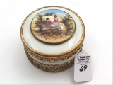 Antique Victorian Germany Hand Painted Porcelain &