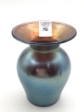 Imperial Art Glass Vase (5 3/4 Inches Tall X 4 1/2
