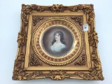 Ornate Framed Royal Vienna Victorian Ladies