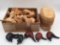 Lg. Group of Various Un-Finished Wood Decoy