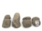 Lot of 4 Various Artifact Stones Including