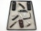 Lot of 6 Folding Knives Including Case, Uncle
