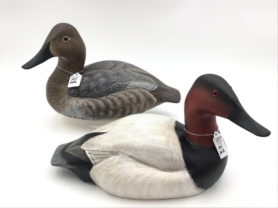 Pair of Torry Ward Canvasbacks