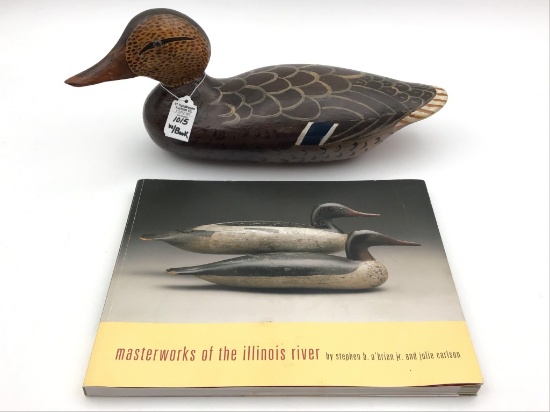 Lot of 2 Including Mason 3rd Grade Decoy