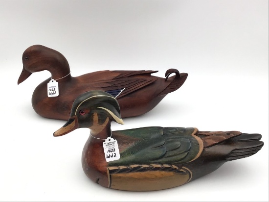 Lot of 2 Raised Wings Decoys Including 1-