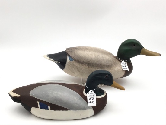 Lot of 2 Various Mallard Drakes