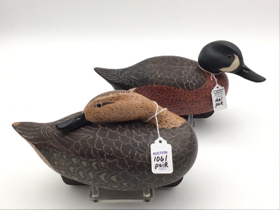 Pair of Blue Wing Teal by Karpinski Oconomowoc, WI