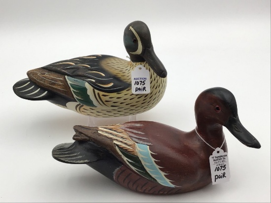 Pair of Ducks Unlimited Teal Decoys