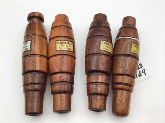 Set of 4 Calls Including 3-Yenzen Calls &