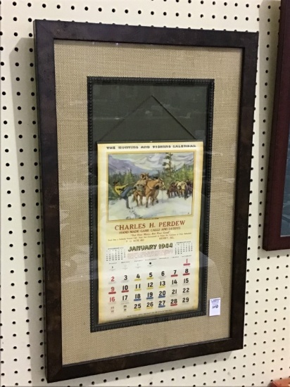 Framed Original 1944 Charles H Perdew