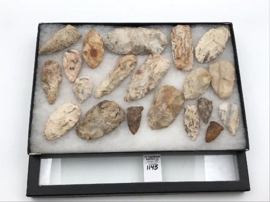 Group of Various Arrowheads