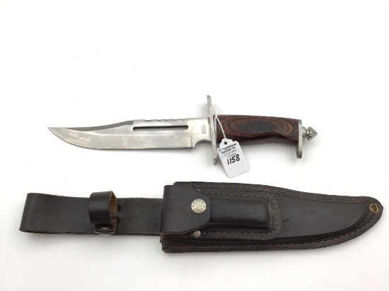 Lg. Handmade by Saburo Japan Bowie Knife