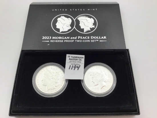 US Mint 2023 Morgan & Peace Dollar-