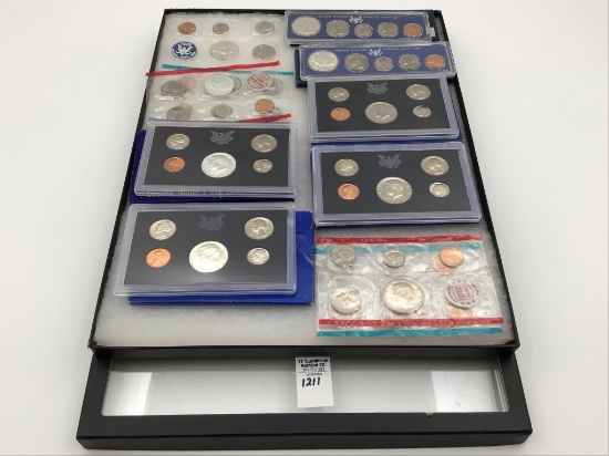 Collection of Kennedy Proof/Mint Sets Including