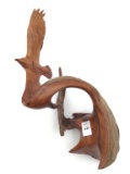 Wall Hanging wood Carved Flying Bird