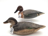 Pair of Green Wing Teal by Jimmy Bowden