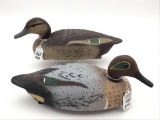 Pair of Green Wing Teals by LL Bean