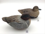 Pair of Greenwing Teals by Bill Moore New York