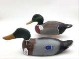 Lot of 2 Mallards-One Marked Stoney Point Decoys-