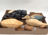 Group of Un-Finished Blanks & Decoy Heads