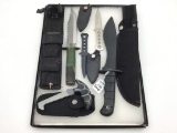 Group of Various Knives-Mostly Hunting Including