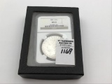 Graded 1881-S M63 Morgan Silver Dollar by NGC