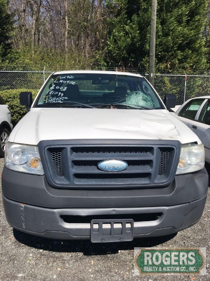 2008, FORD, F-150, PICKUP TRUCK, 1FTRF12228KC84287, 181799 miles, SALVAGE TITLE