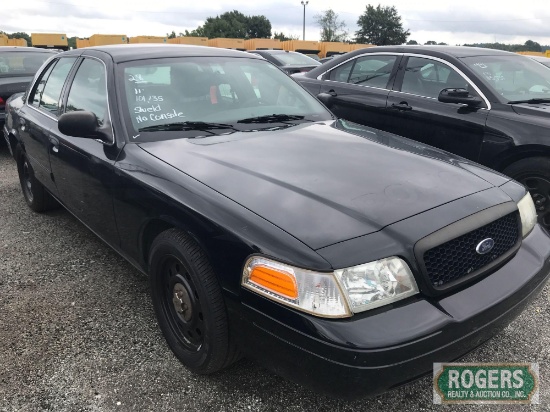 2011 Ford Crown Vic, 4.6, 101135 miles, Has Shield, No Console, 2FABP7BV1BX152627